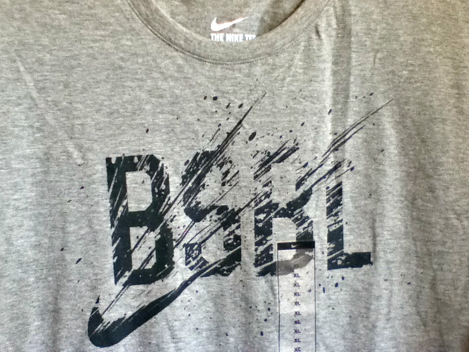 AUTHENTIC NIKE 100% COTTON NIKE BASEBALL GREY T SHIRT AH3208-010 AH3209-063