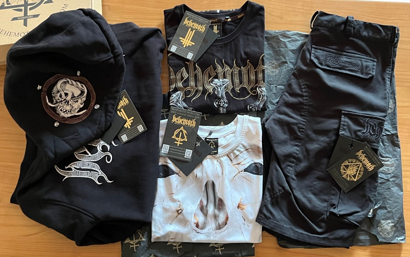BEHEMOTH metal shirt LOT Metal shirt LOT BLACK METAL PREMIUM