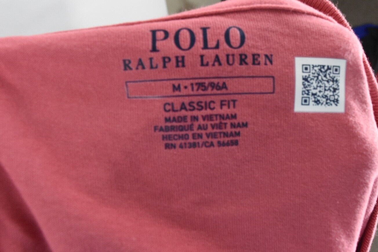 Polo Ralph Lauren Mens T-shirt M XXL New Red Blue Pony One Pocket Short Sleeve