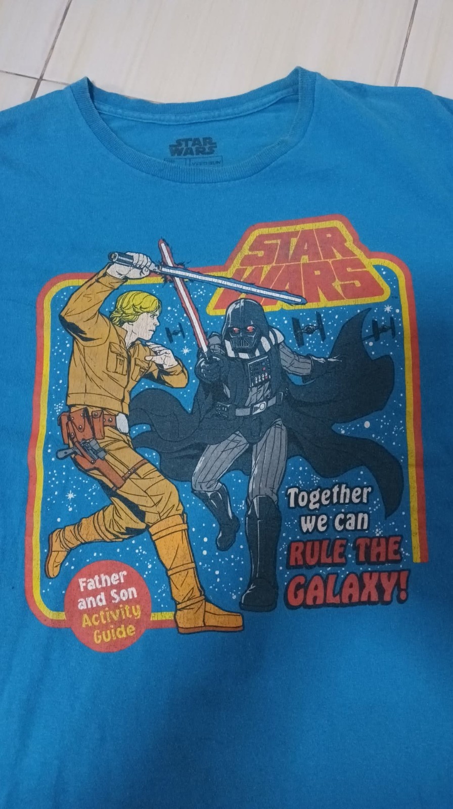 Vintage Star wars t shirt Together we can Rule the Galexy
