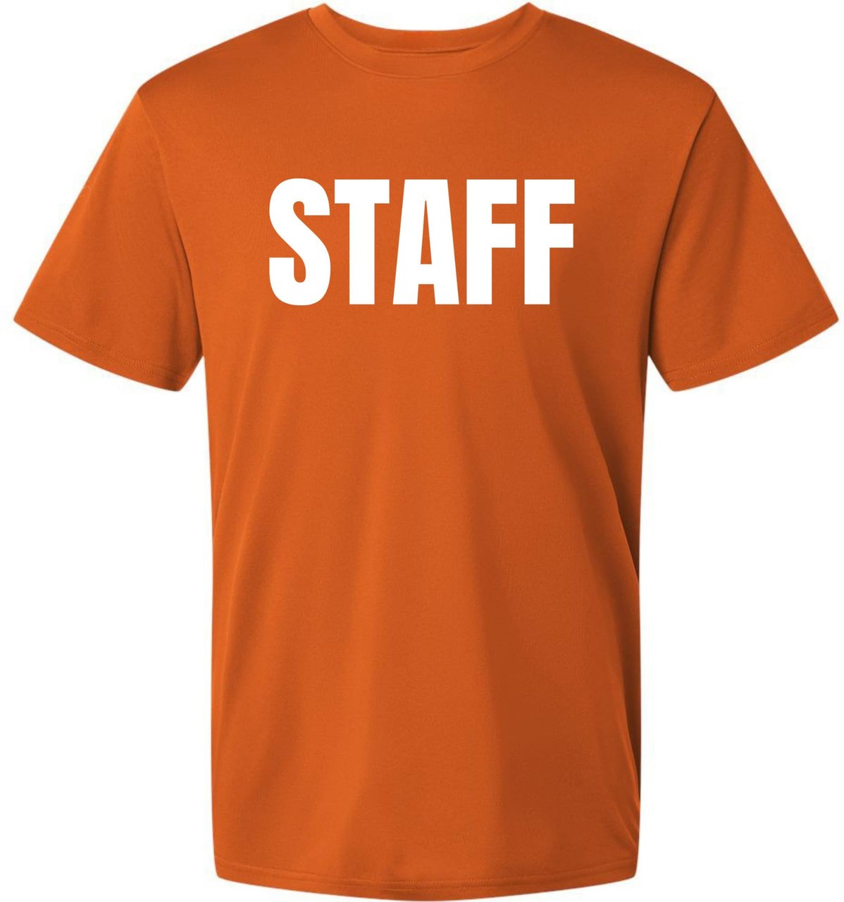 Staff T Shirt Printed Work Uniform Crewneck Tee Event Security Team Shirt