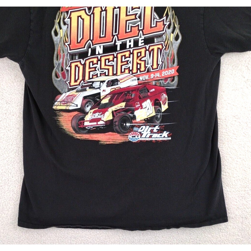 23rd Annual Duel in the Desert Las Vegas Motor Speedway T Shirt Mens Large Black
