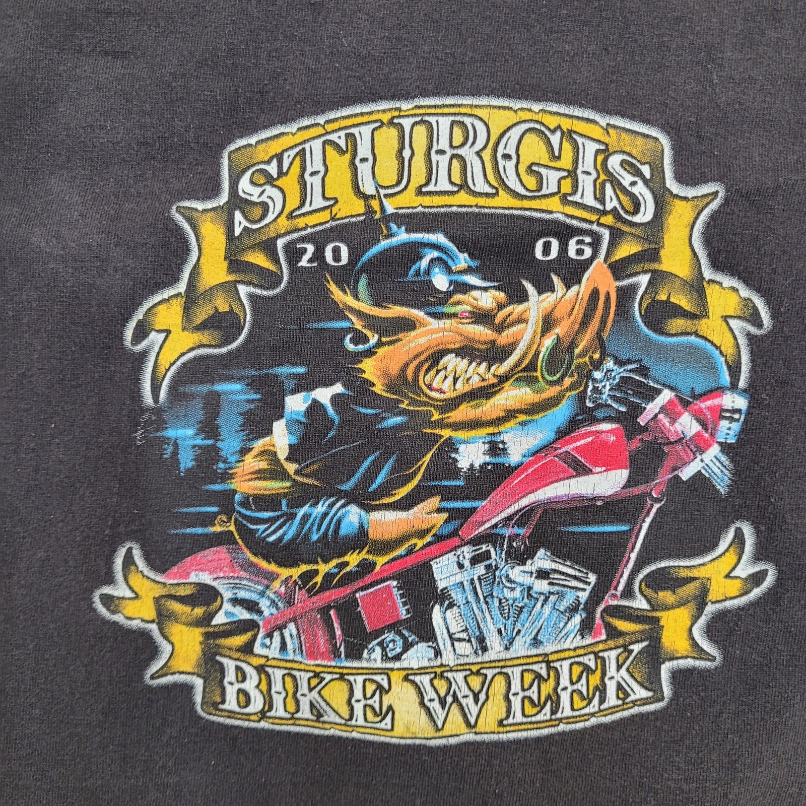 Sturgis Biker Week Shirt Medium 19×25 South-Dakota Black