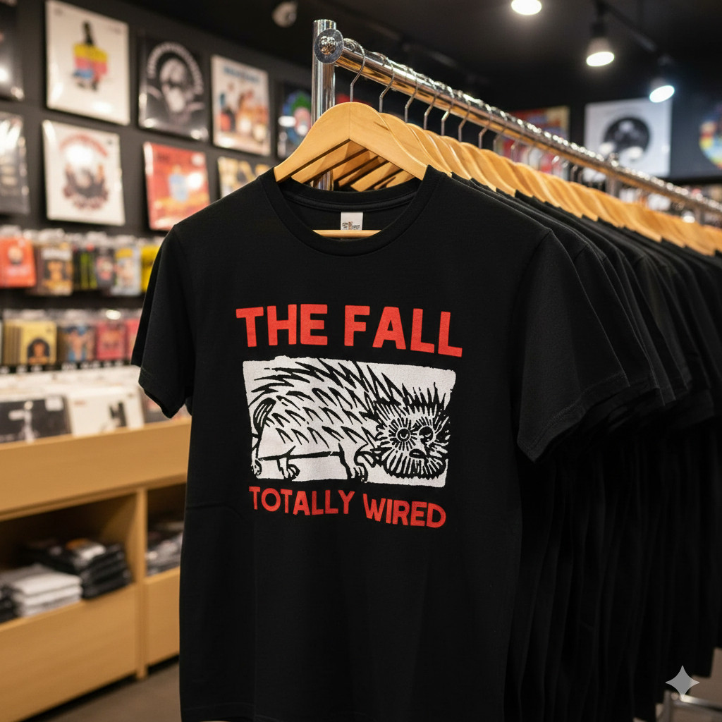 The Fall Totally Wired T-Shirt Black Post Punk Band Graphic Unisex Tee – T842