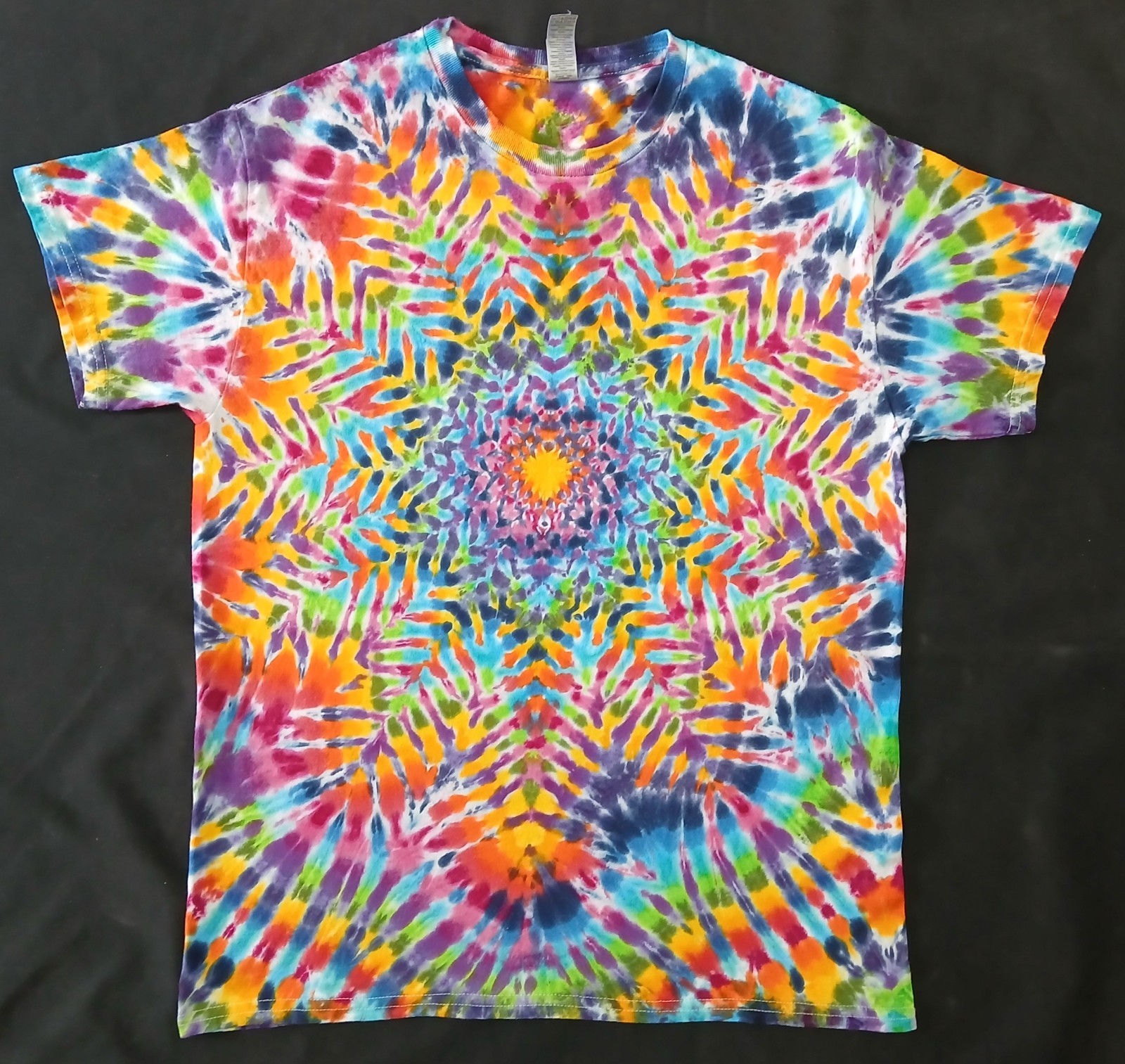 #0905 MEDIUM Short Sleeve tie dye t-shirt dead grateful hippie FREE SHIPPING