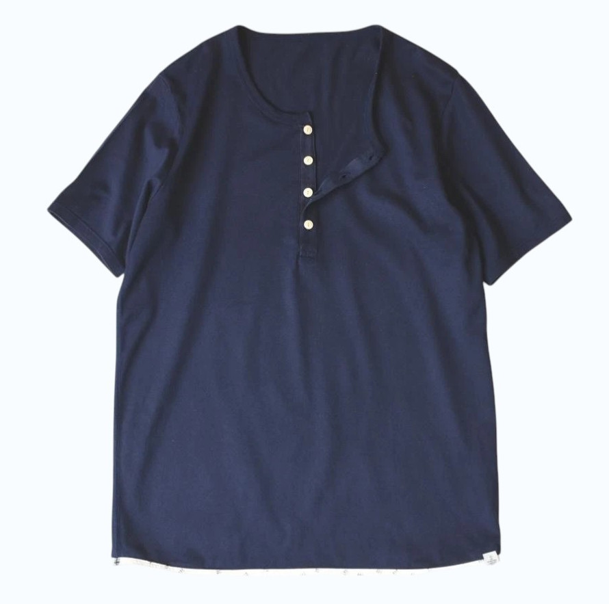 visvim Henley Neck T-Shirt Size 2 Made In Japan