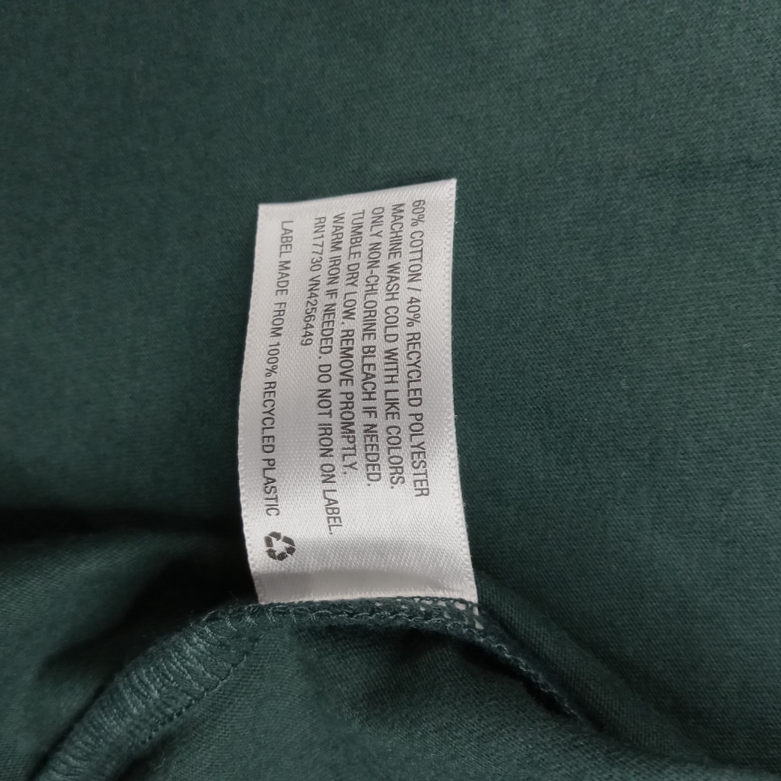 Goodfellow Shirt Mens XL Green Standard Regular Crewneck Basic Blank Plain New