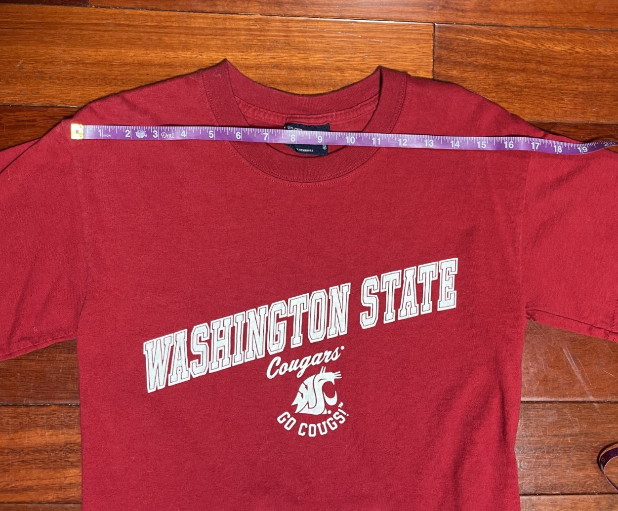 Y2K 2000s Washington State Cougars Cotton T-Shirt Size S MV Sport