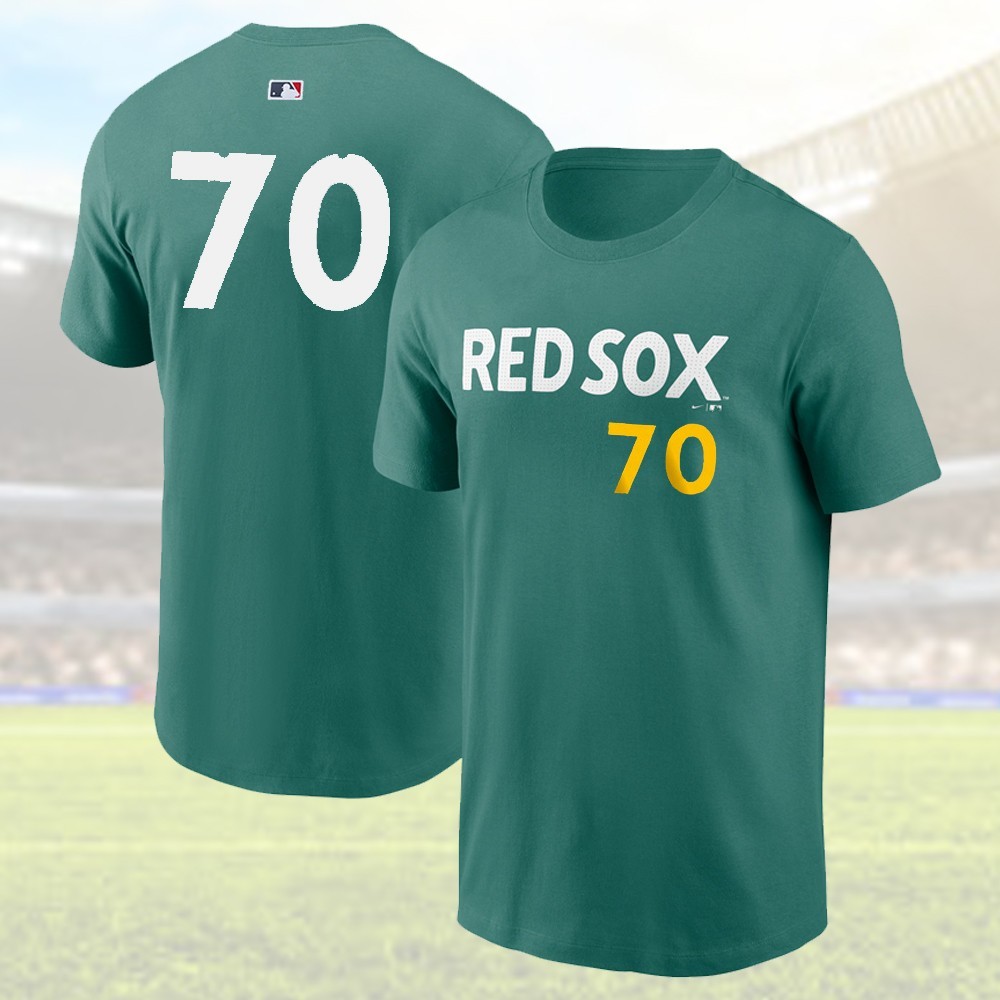 ⭐️FASTSHIP – Payton Tolle#70 BostonBaseball Team 2026 Name & Number Tee Fan Gift