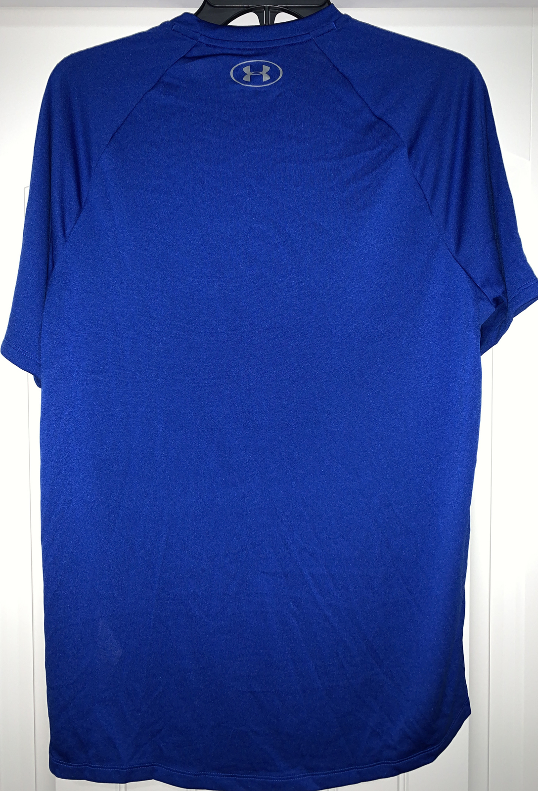 UNDER ARMOUR MENS TECH SHORT SLEEVE LOOSE T-SHIRT HEATGEAR BLUE 1326413-400 SZ M