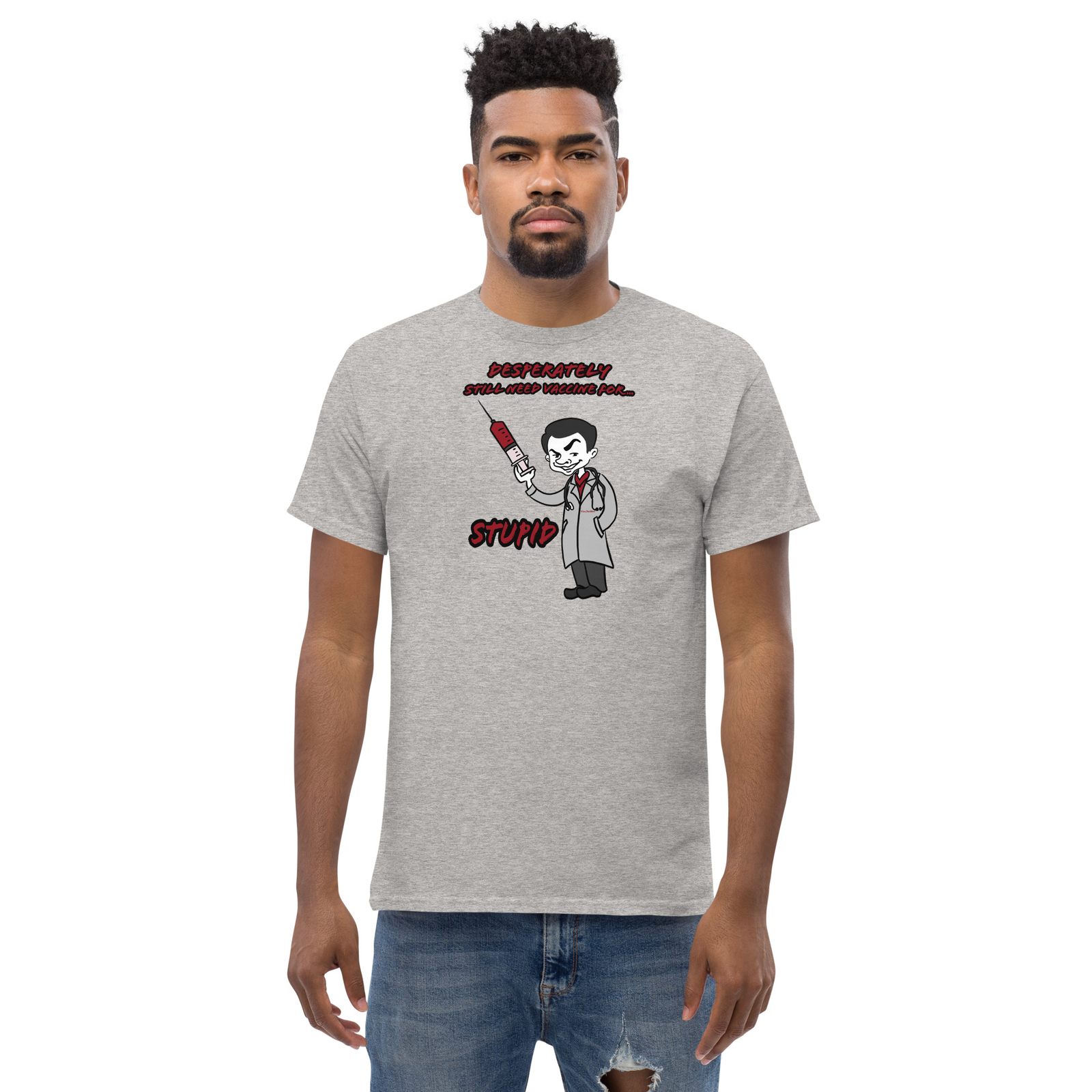 VinDicktive Desperately Need Vaccine For Stupid Mens T-Shirt S M L XL XXL 3XL