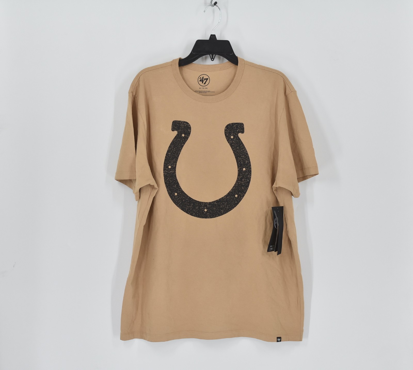 Men’s ’47 Colts Indianapolis T-Shirt in Dusted Khaki Brown Size Extra Large