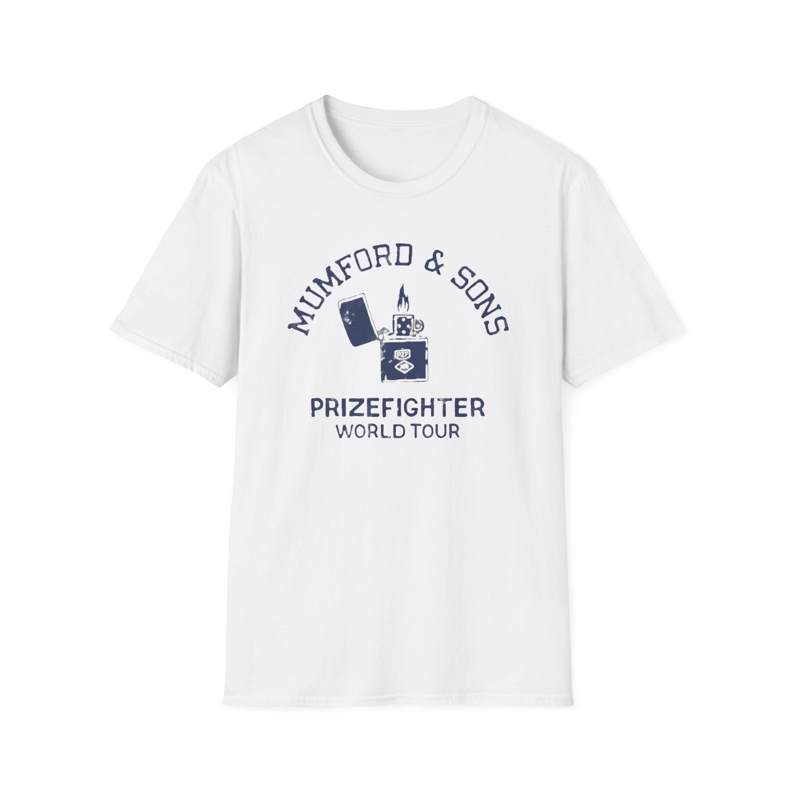 Mumford & Sons Prizefighter Lighter Graphic T-Shirt | Prizefighter World Tour