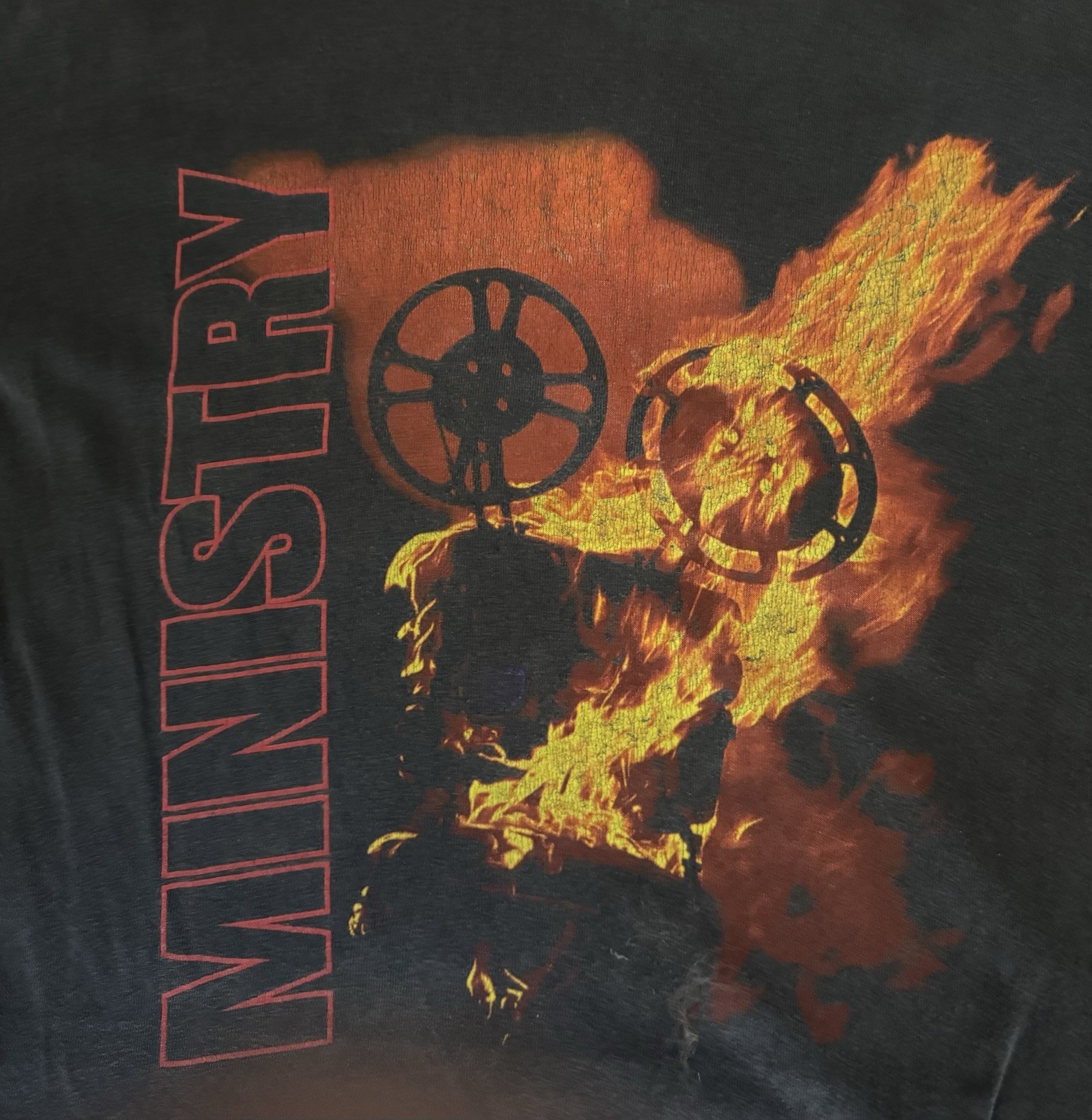 Vintage Ministry 1996 Sphinctour Shirt XXL Brockum Nine Inch Nails Skinny Puppy