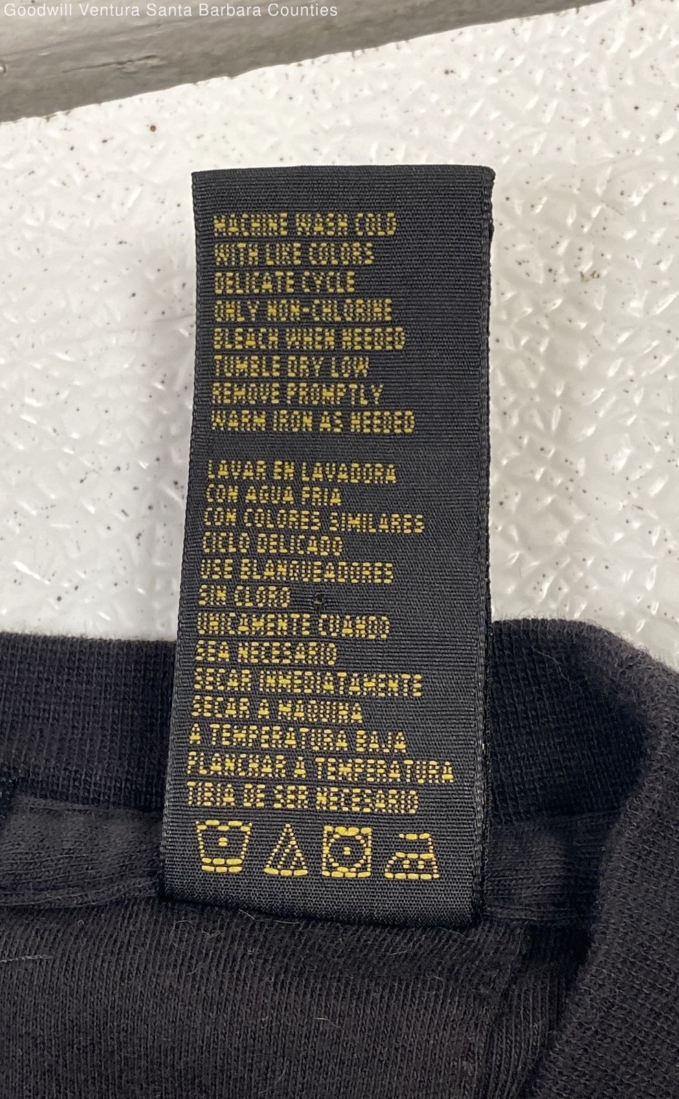 Members Mark 100% Peruvian Cotton Heavyweight Soft Pima Cotton Black Tee Size XL