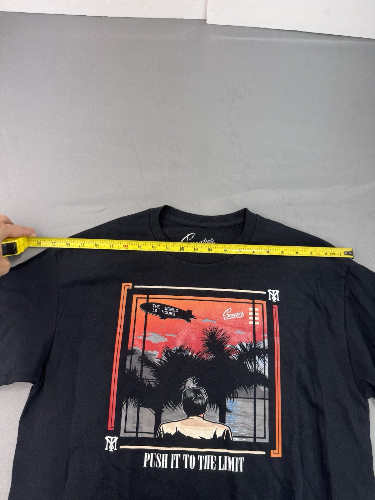 Sneaker Threads Push It To The Limit Graphic Shirt Men’s Sz Large Tshirt NEW