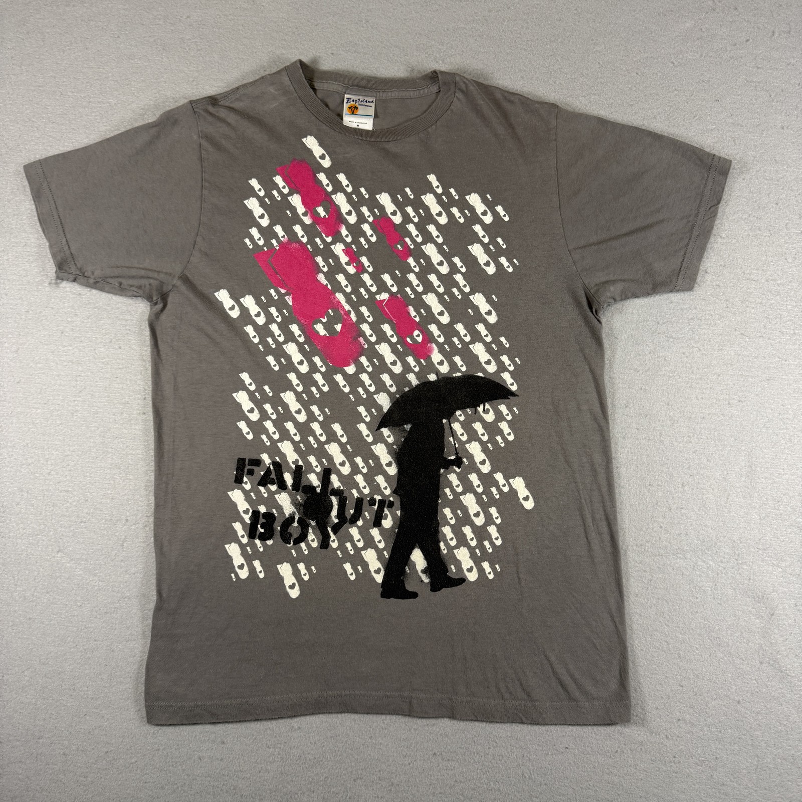 Fallout Boy T-Shirt Men’s M Grey Band Music Vintage Y2K