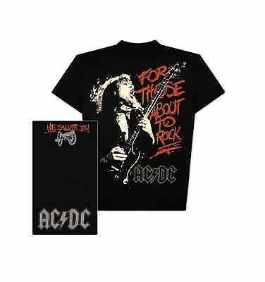 Ac/Dc For Those About To Rock We Salute You Music T Tee Shirt S M L Xl 2Xl