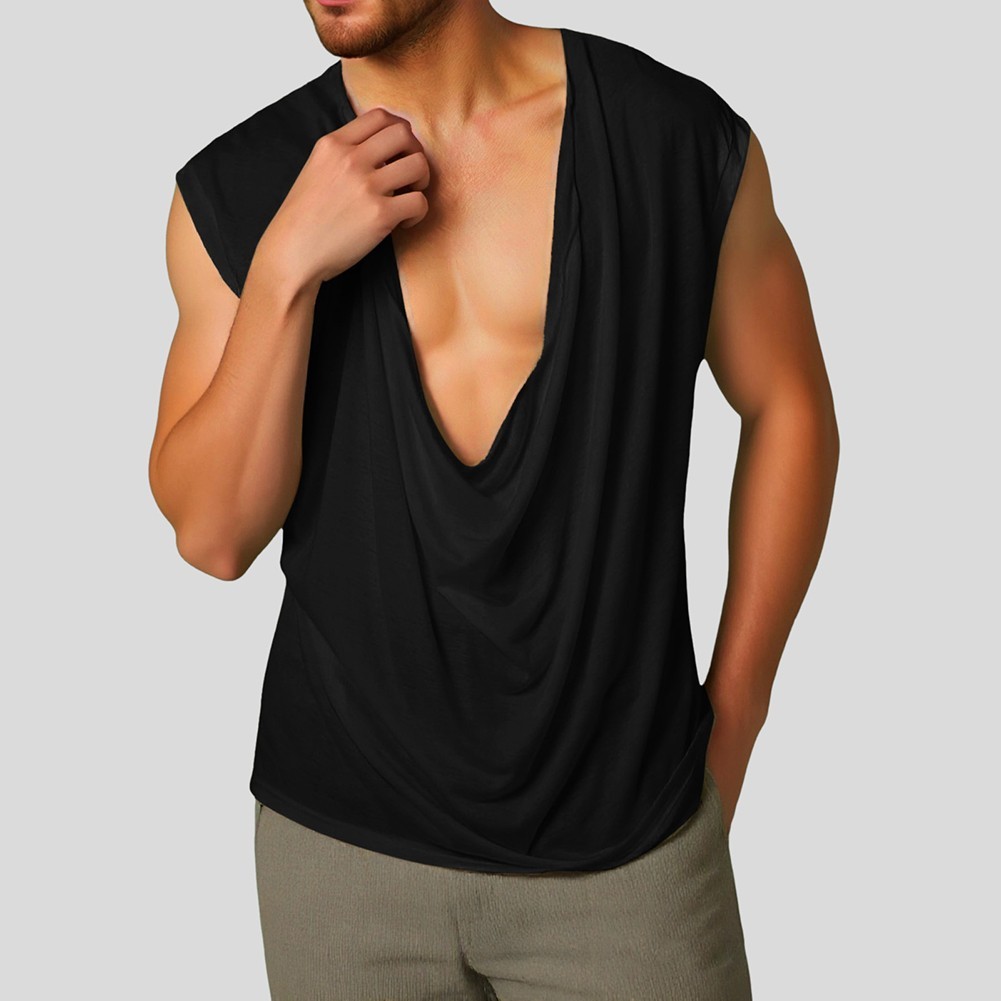 Men Vest Brand New Condition Loose Fit Polyester Fabric Regular Length