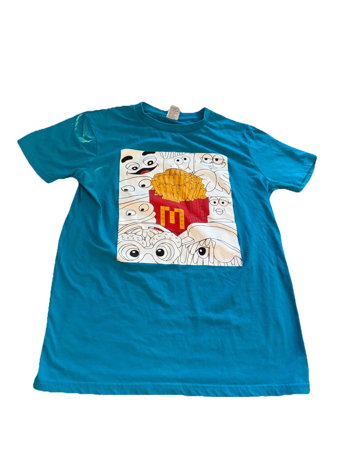 Graphic McDonald’s Sky blue T Shirt “The Collection “ Size M. Pre Owned.