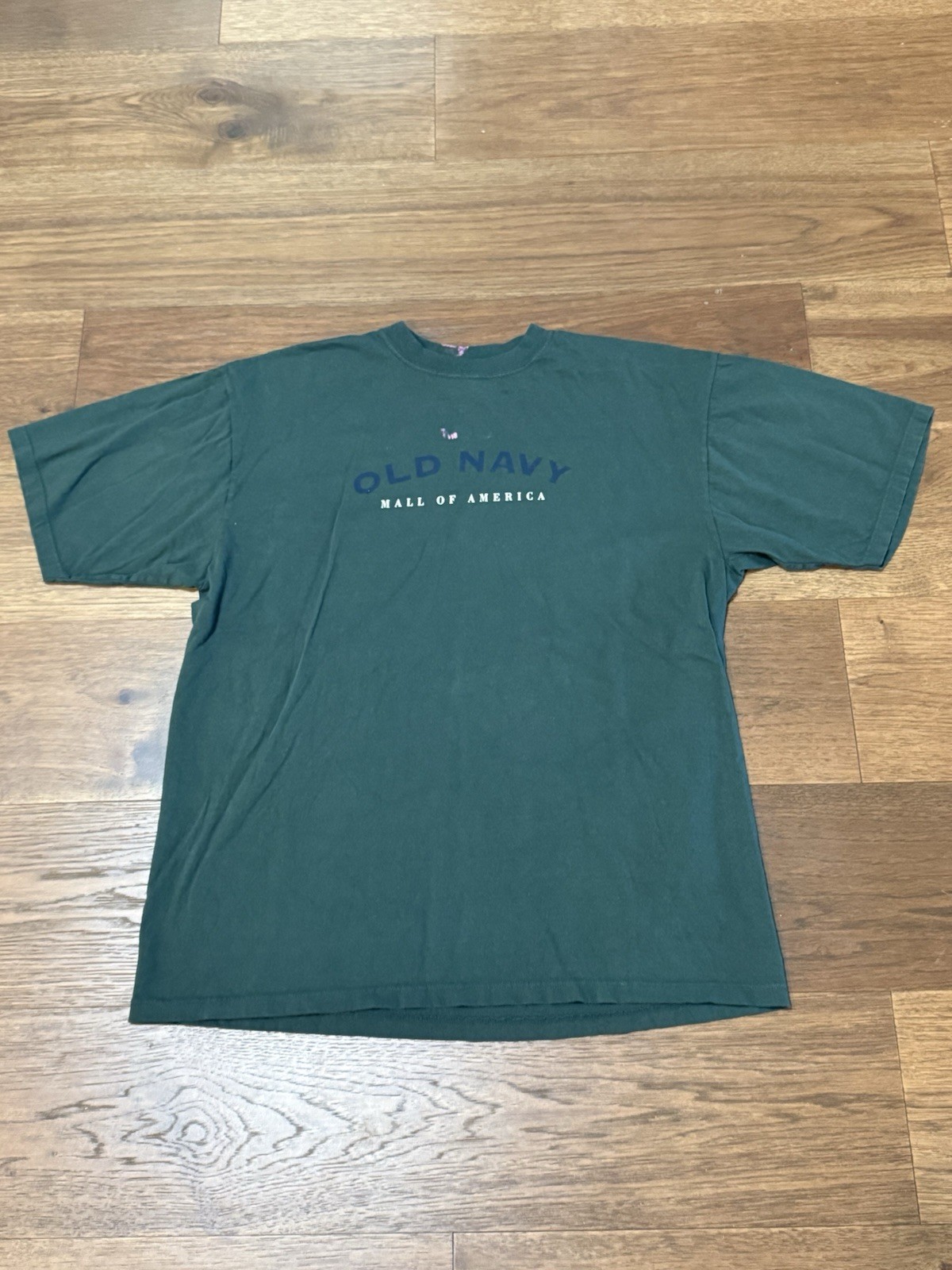 Vintage 90s Old Navy Center Logo Spellout T-Shirt Mall Of America Men’s XL USA