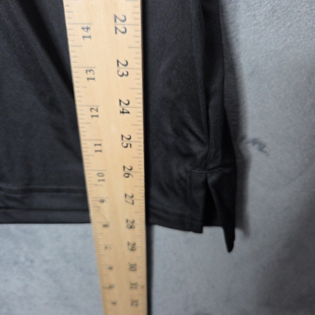 Adidas 3-Stripes Chest Polo Shirt Black Size M A324 NWT Golf Activewear