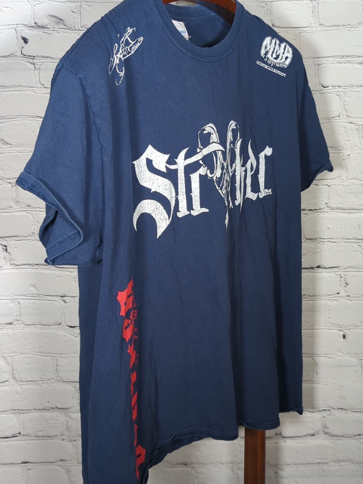 Men’s MMA Stryker Fight Gear Brazilian Ju-Jitsu Graphic T Shirt XL RARE EUC