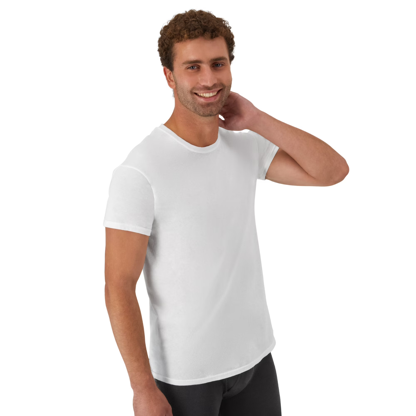 White T-Shirt Undershirts, 10-Pack, Best Cotton Undershirts, Stay-Tucked T-Shirt