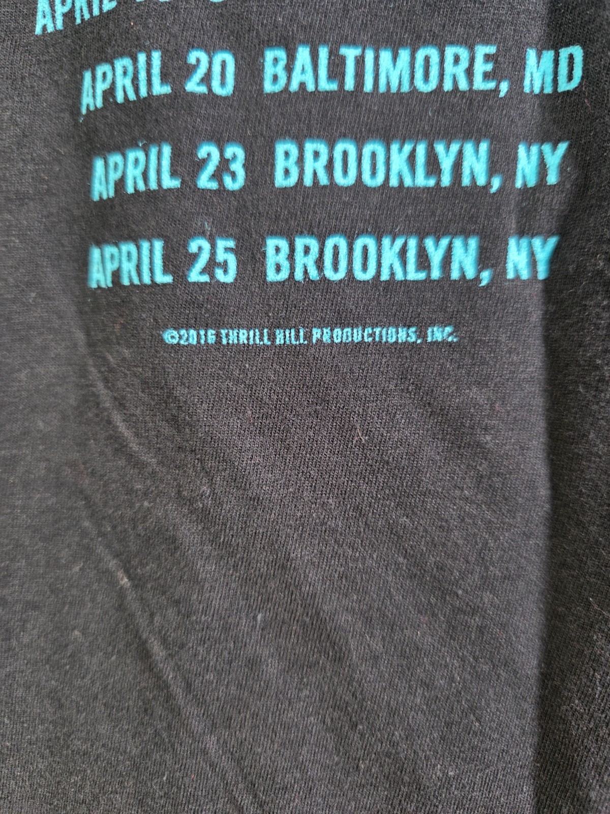 OFFICIAL Bruce Springsteen and The E Street Band The River Tour 2016 T Shirt XXL