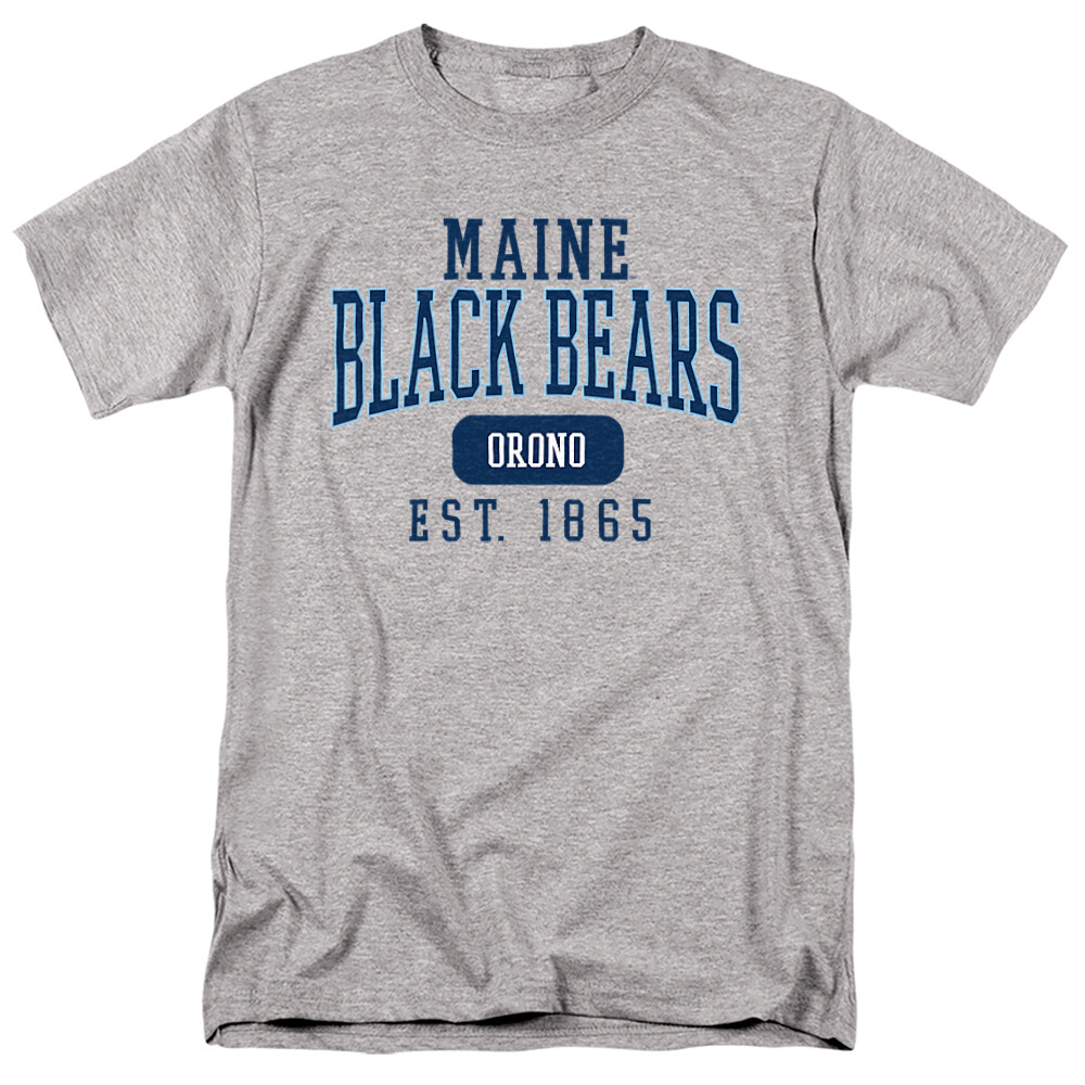 University of Maine Adult T-Shirt Founded Date, Athletic Heather, S-3XL