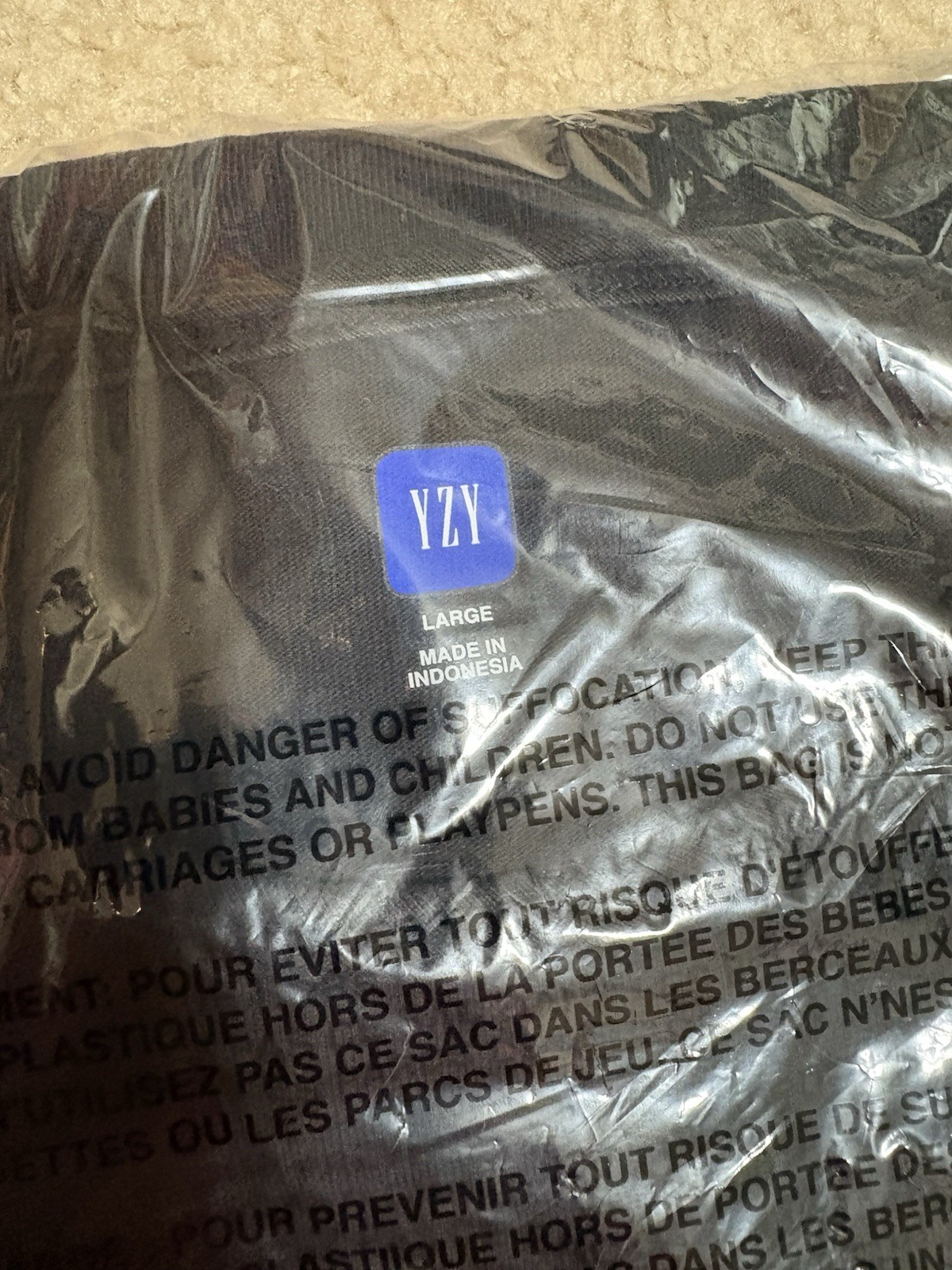 Size Large Mens – Yeezy Gap 09 Loose Tank Top Black Sleeveless NEW