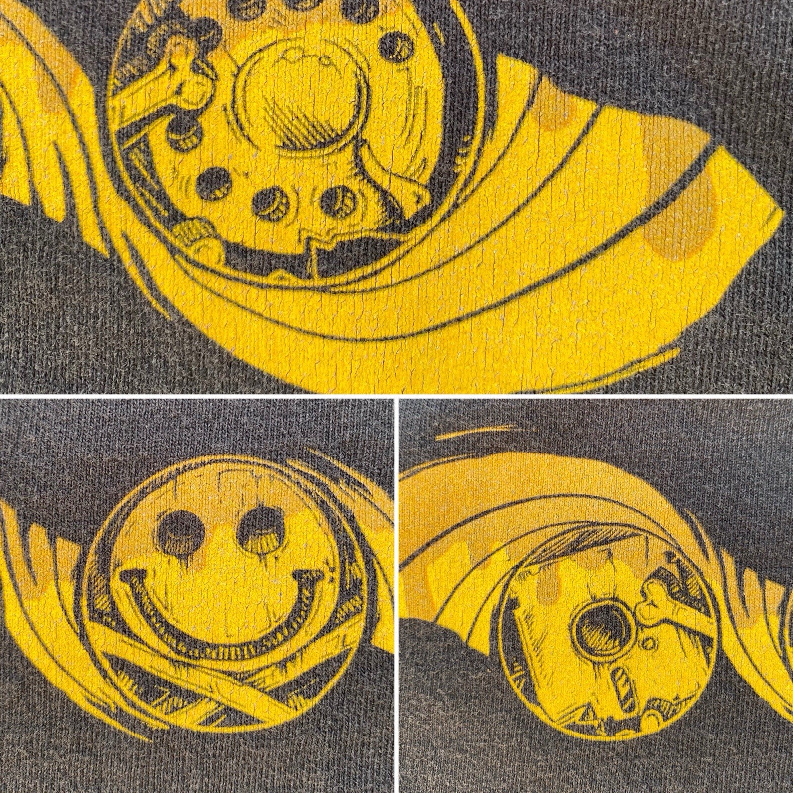 Defcon 19 Fabulous Las Vegas T Shirt Front Back Graphics Worn Has A Fade Size M
