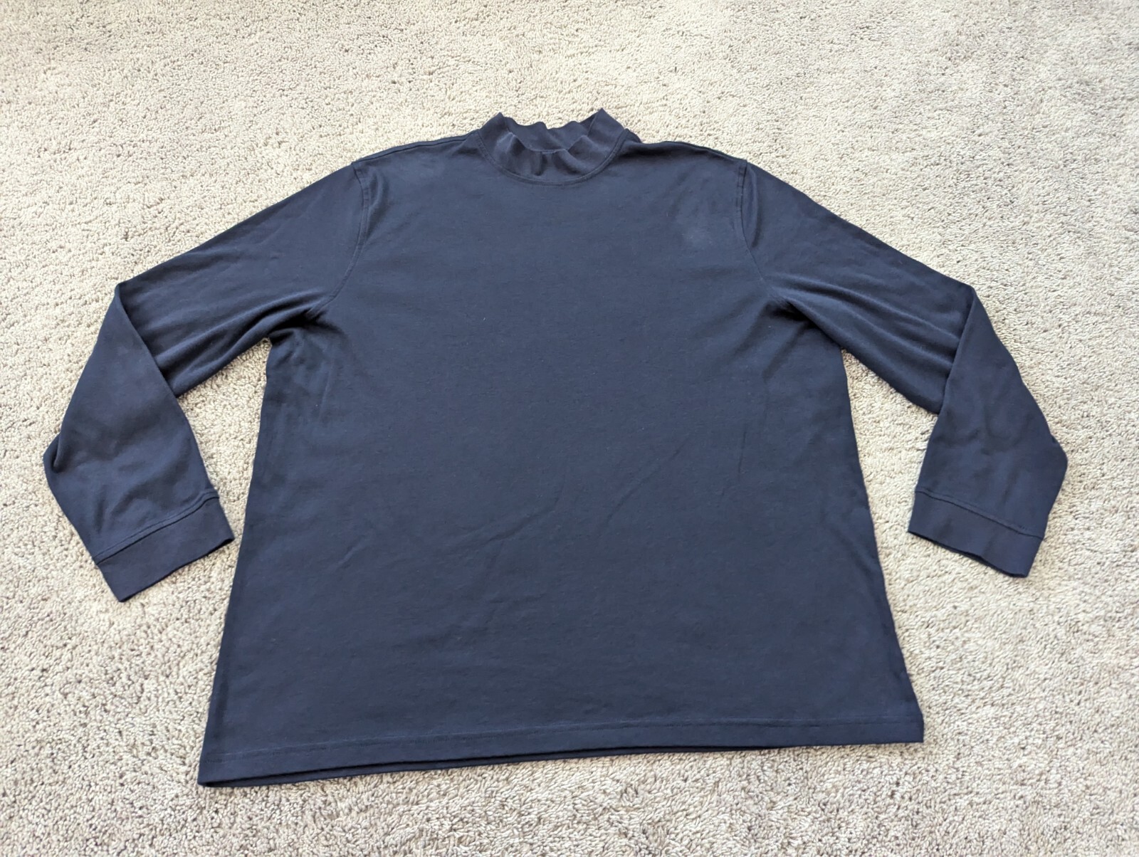 Croft & Barrow Sweatshirt Men XXL Easy Care Blue Pullover Lightweight