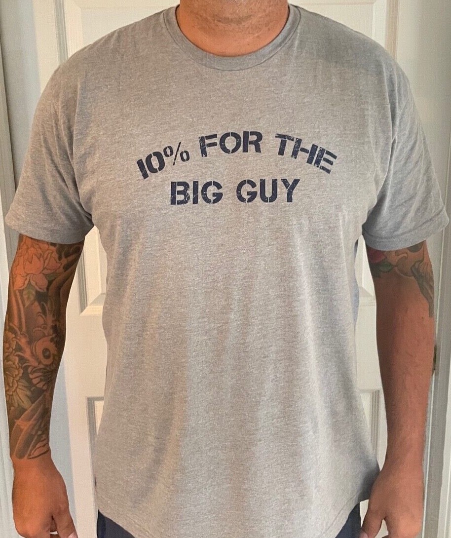 TRUMP 2024 BIDEN TSHIRT 10 % PERCENT FOR THE BIG GUY TSHIRT