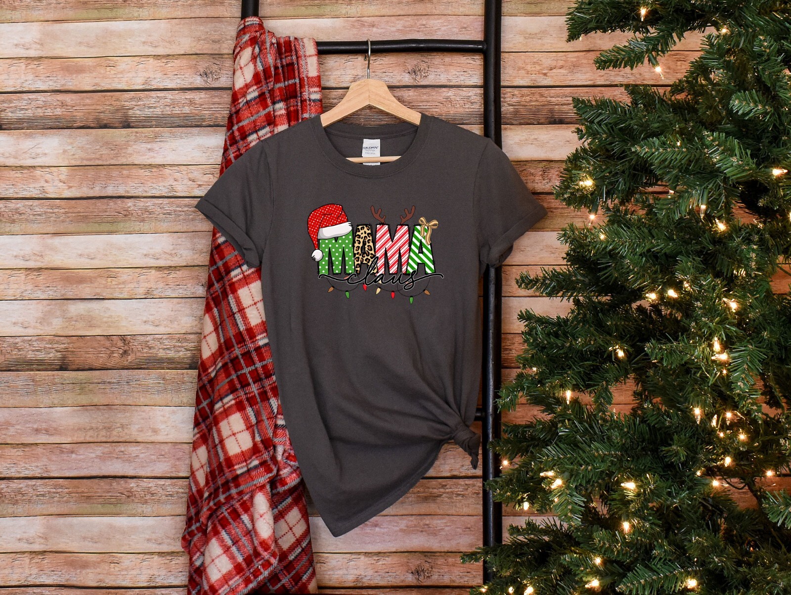 Mama Claus Shirt, Christmas Gift For Mom, New Year Family Tshirt, Christmas Tee