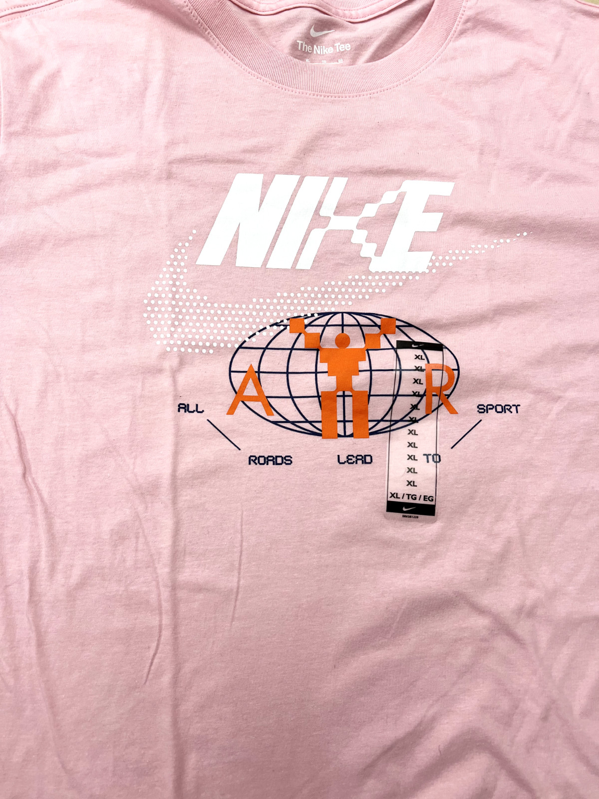 AUTHENTIC NIKE GRAPHIC PINK T SHIRT HV1647-640