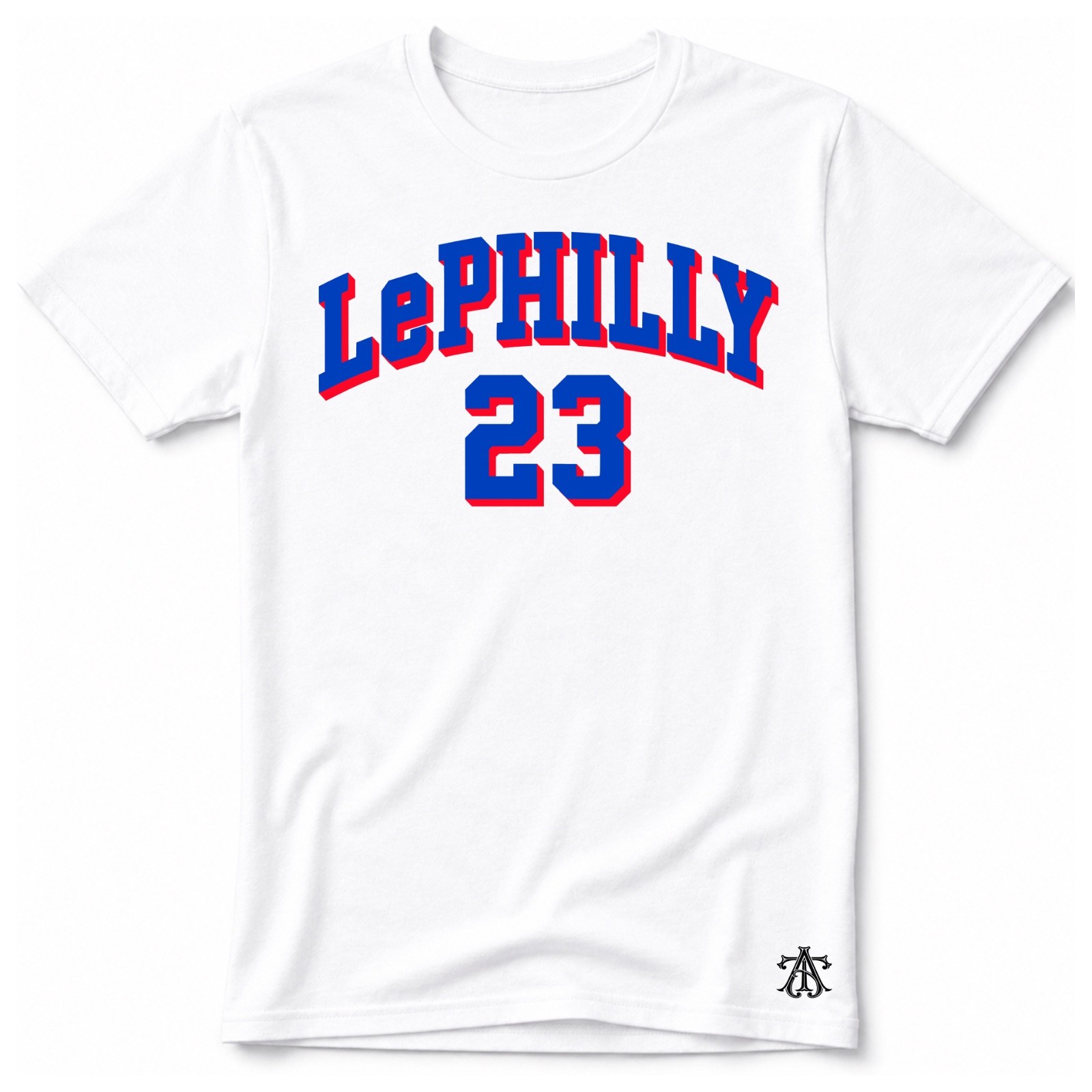 LePHILLY 23 | Philadelphia Basketball themed Ring Spun Cotton T-Shirt