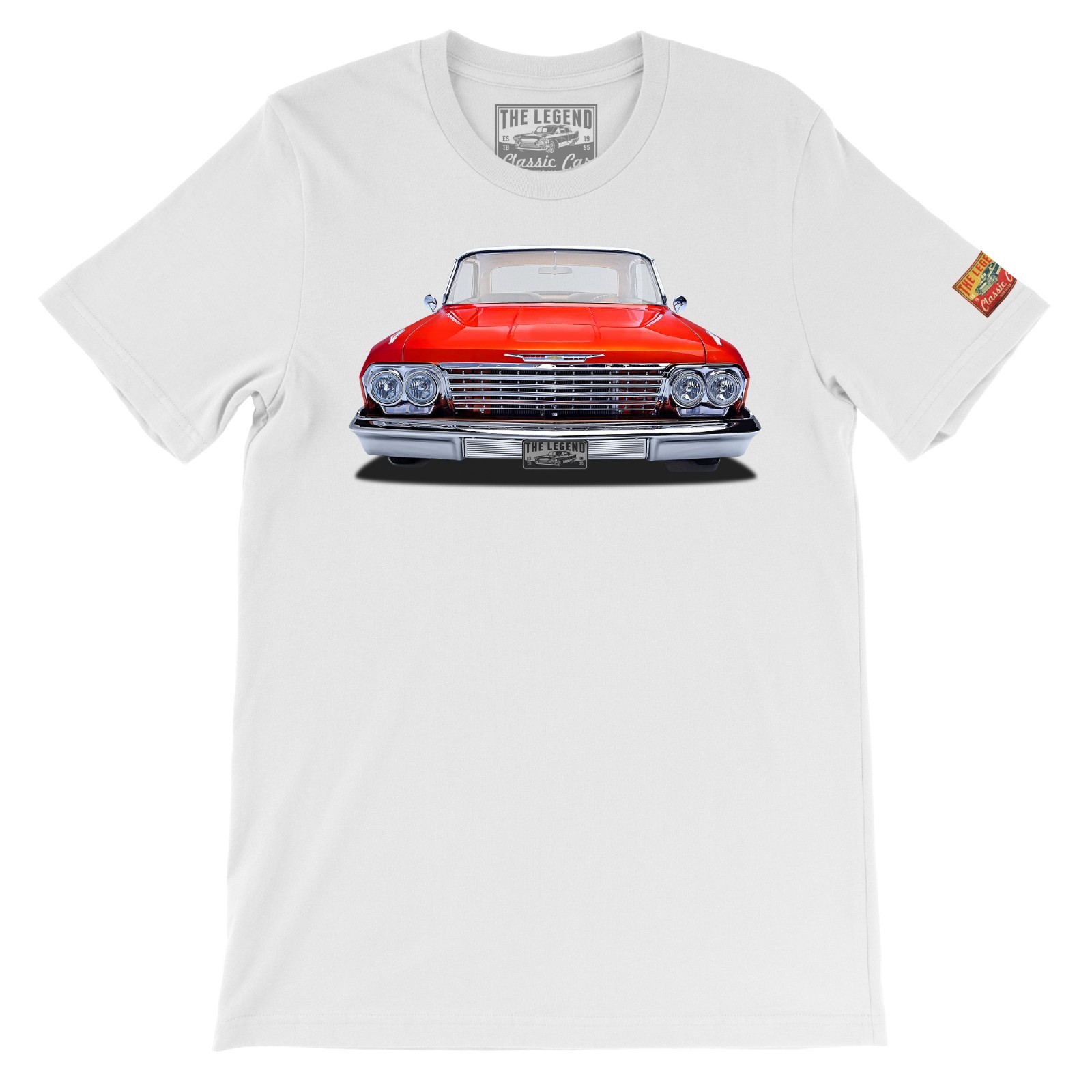 1962 Chevy impala The Legend Classic Car Men’s T-shirts American Muscle Car