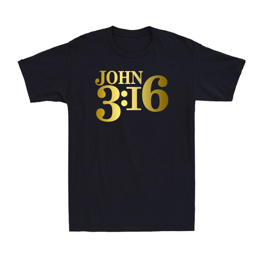 John 3:16 – Jesus Christian Love Christianity Church God Christ Men’s T-Shirt
