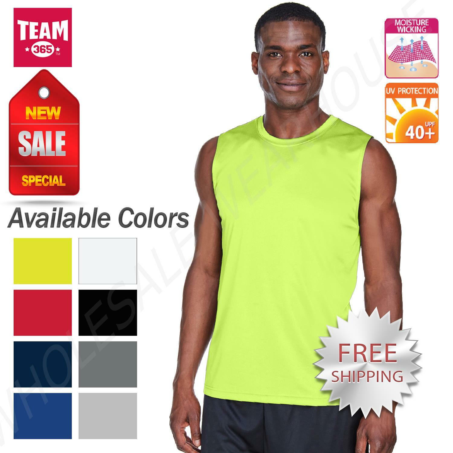 Team 365 T-Shirts Mens Zone Performance Muscle T-Shirt TT11M