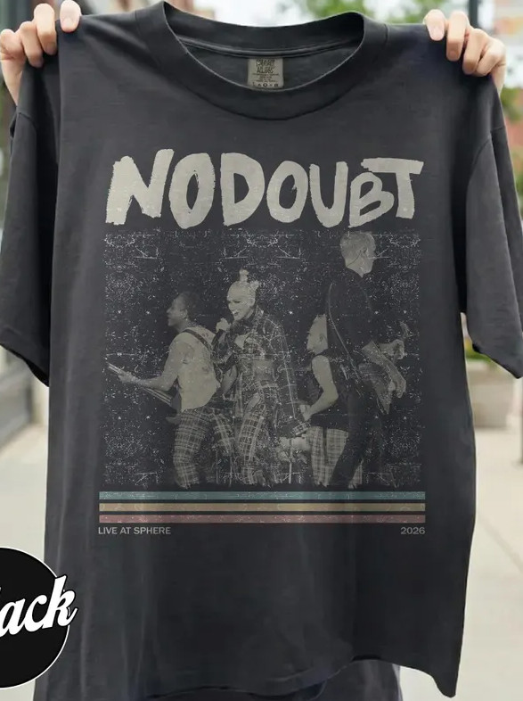 No Doubt Live at Sphere 2026 Rock Music Tour black color retro shirt VK11652