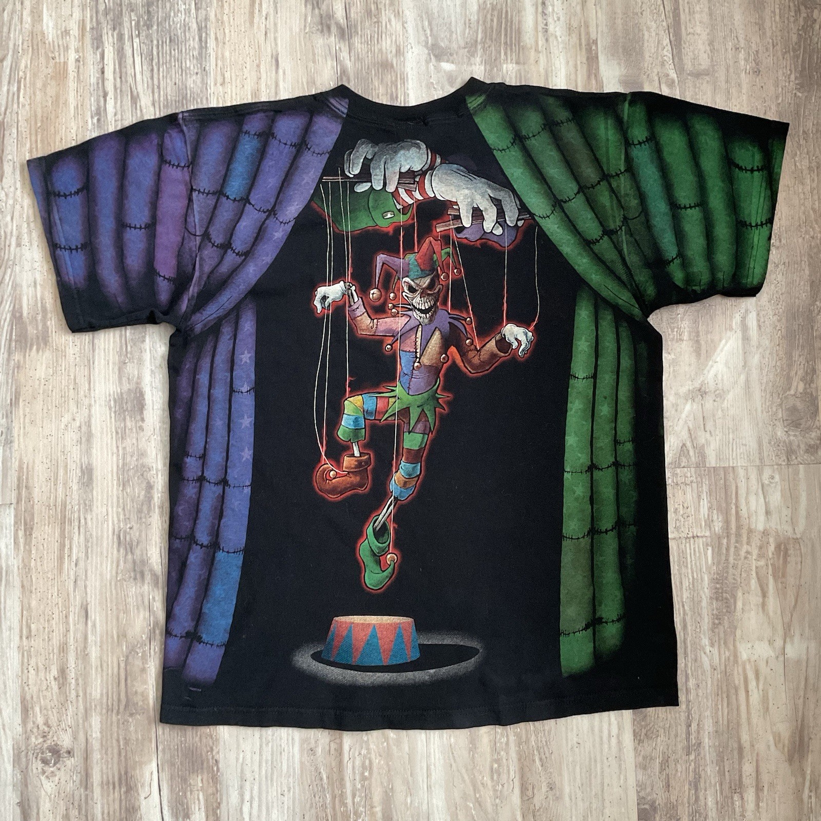 Clown T-shirt, Liquid Blue