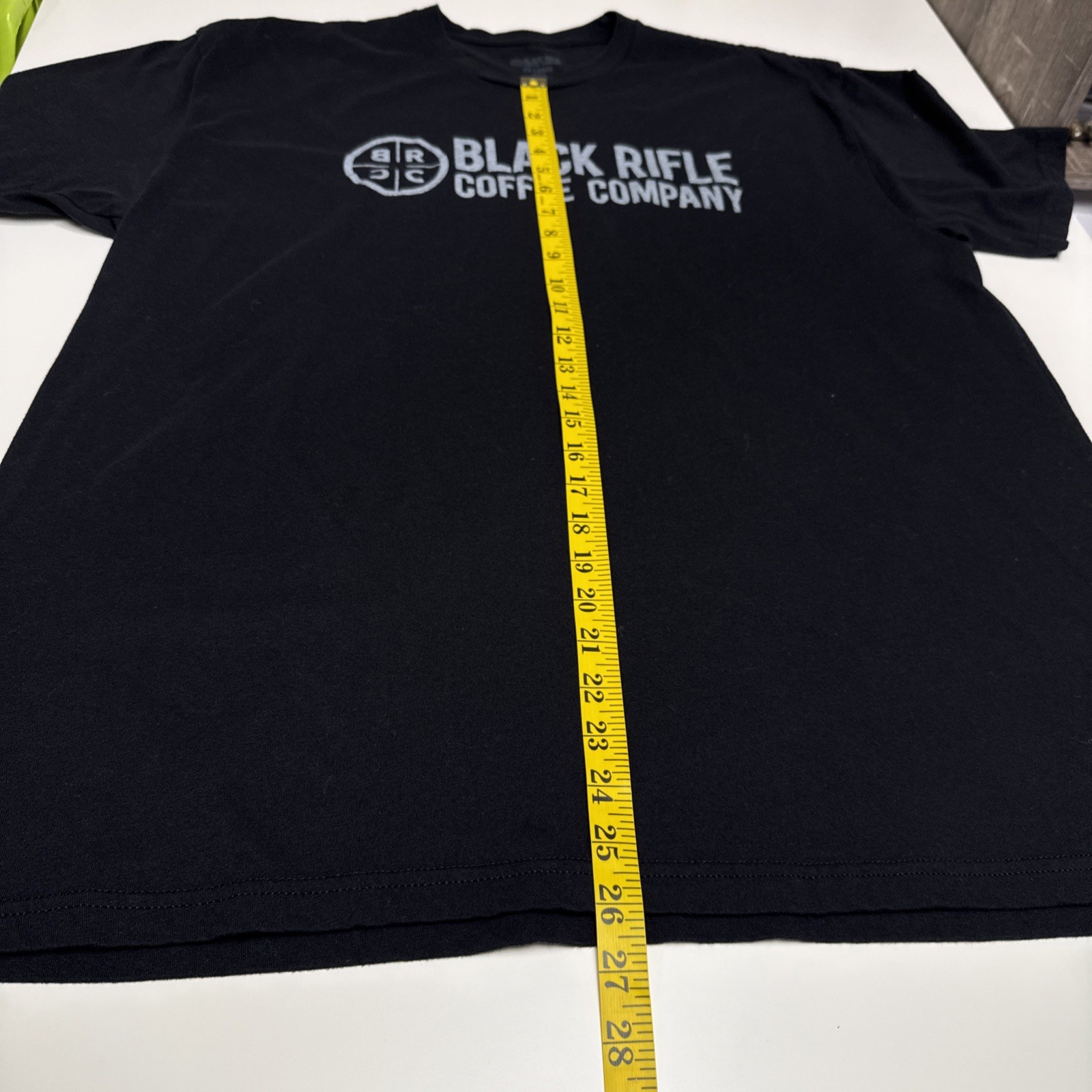 Black Rifle Coffee Company T-Shirt Men 2XL Black Spellout Graphic Tee Logo