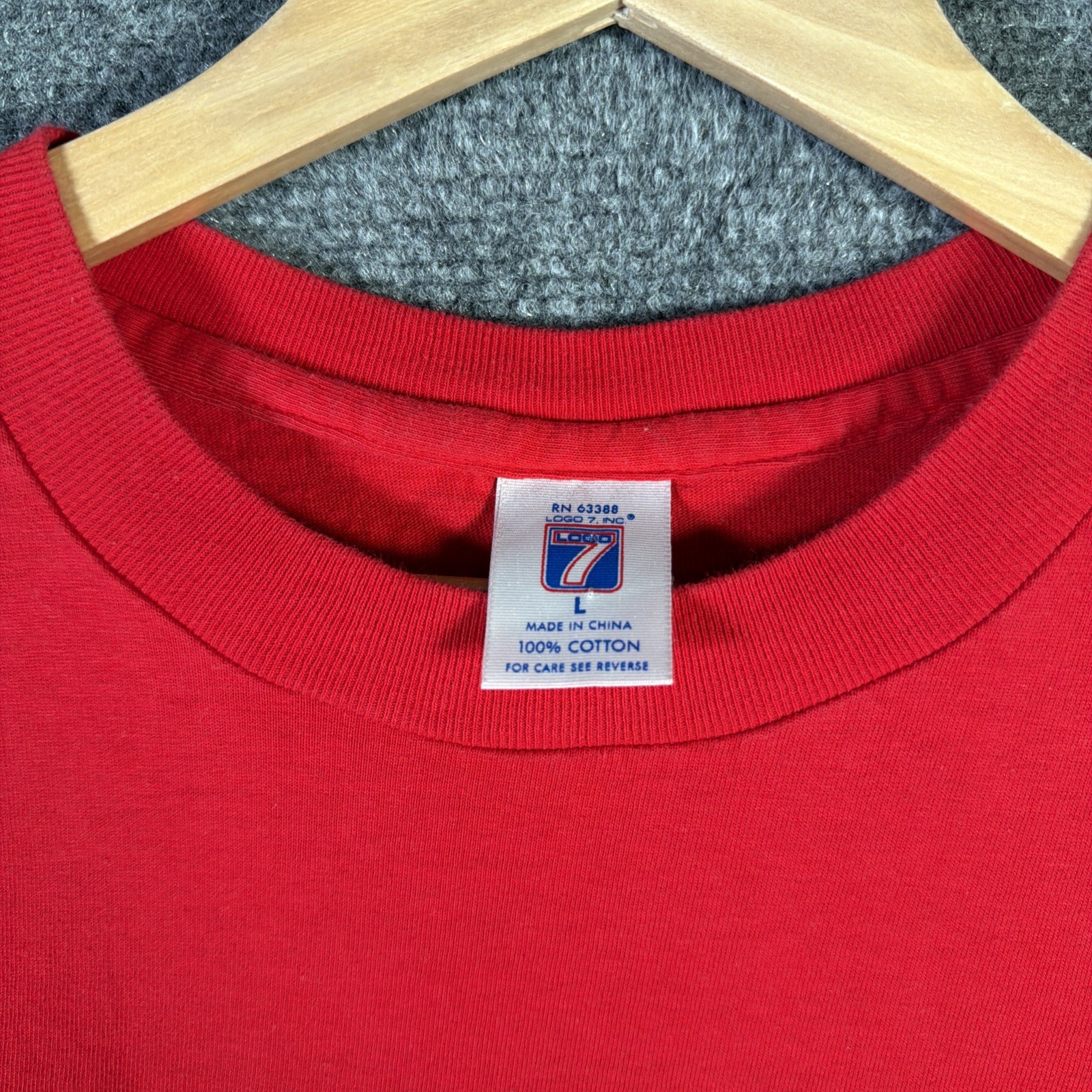 Vintage Chicago Bulls Shirt Mens Large Red 90s NBA Finals Basketball USA Sports