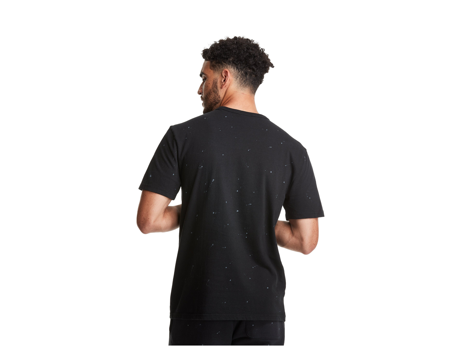 Champion C-Life Heritage Paint Splatter SS Black Tee T25969-549967-A82C