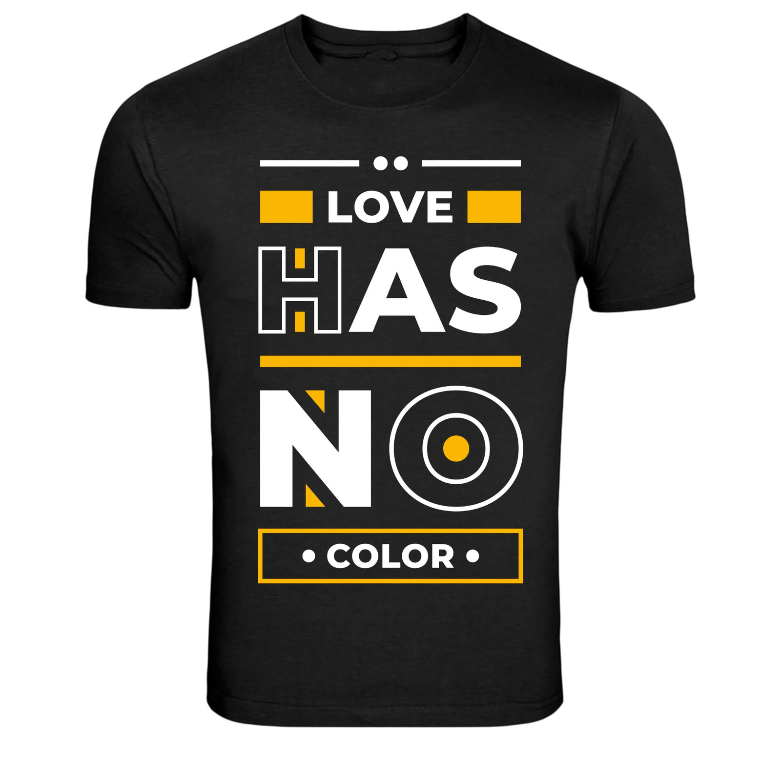 Love Has No Color Equality Message Graphic T-Shirt