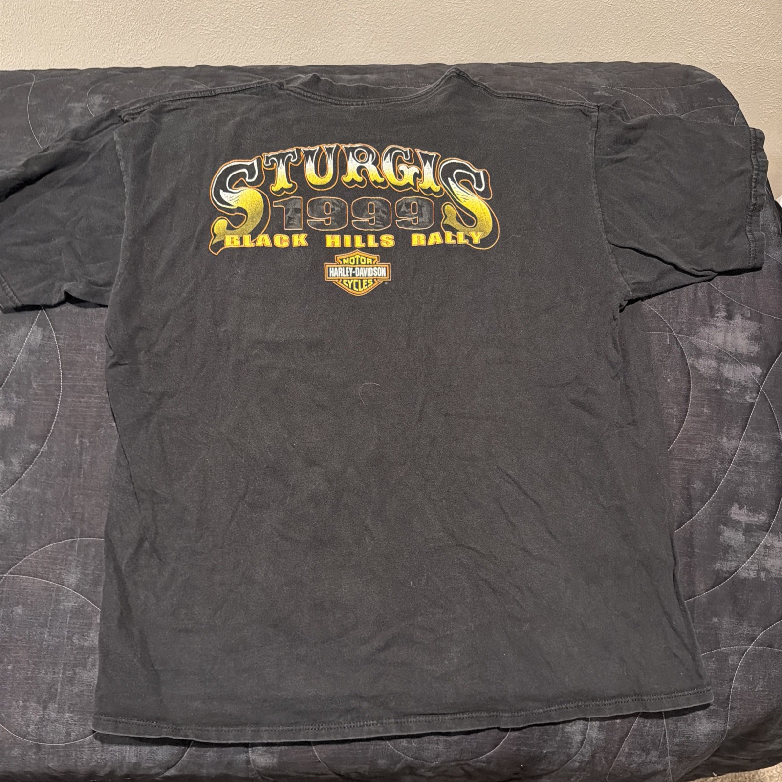 Vintage Sturgis Black Hills Rally 1999 Shirt XXL South Dakota Harley Davidson F5