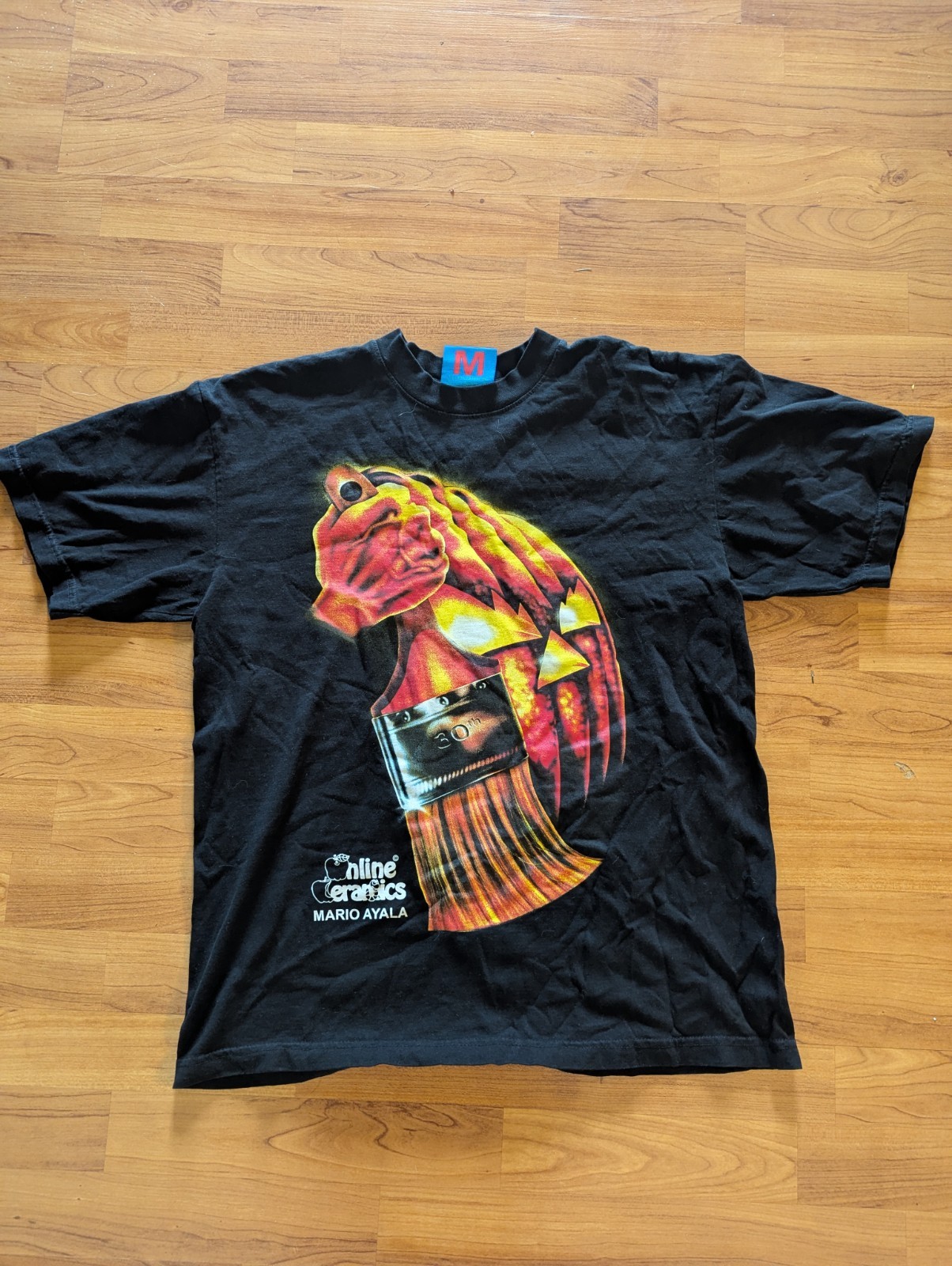 Online Ceramics Mario Ayala Halloween 30th Shirt Medium