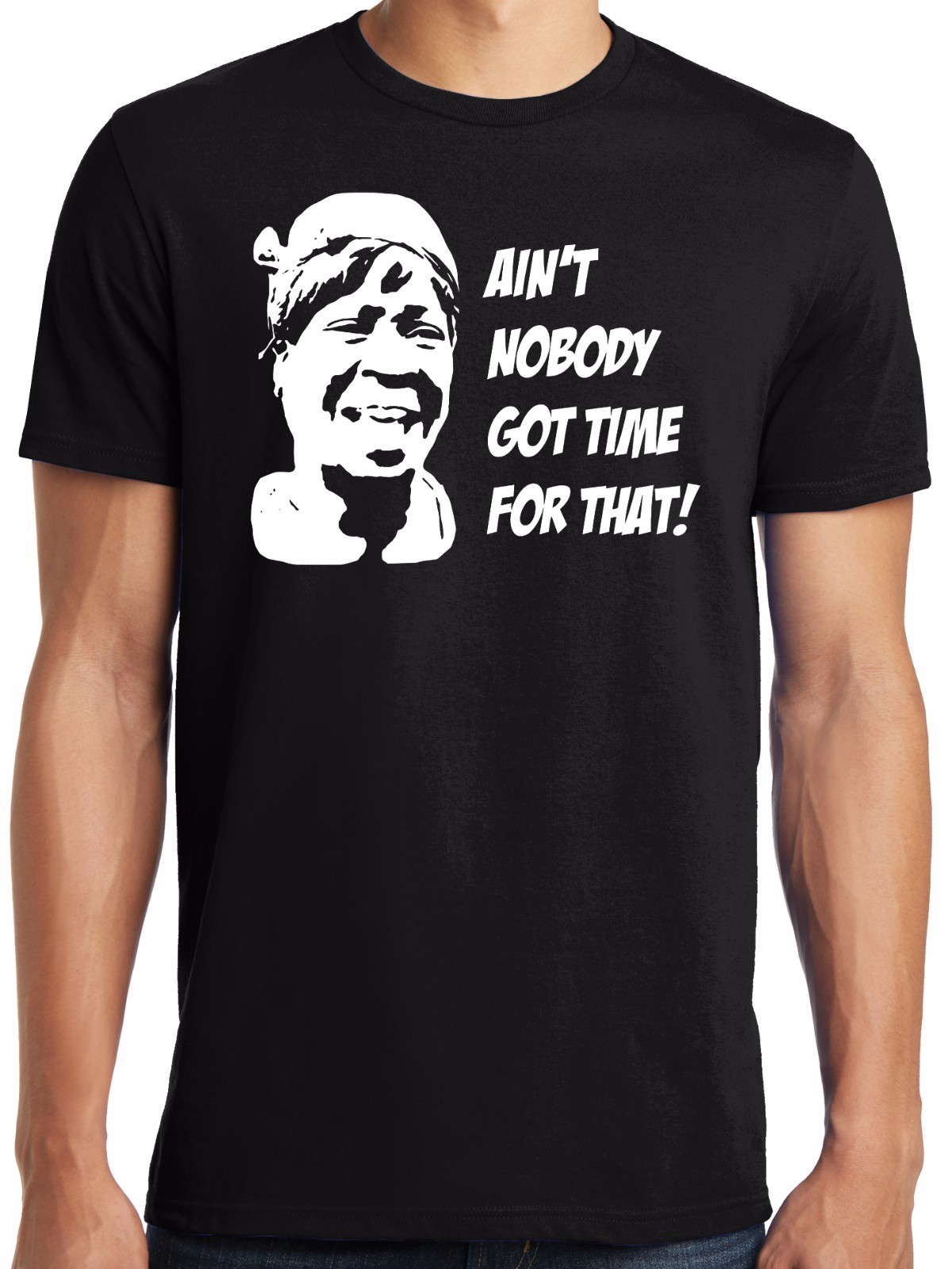 PubliciTeeZ Big and Tall King Size Funny Ain’t Nobody Got Time For ThatT-Shirt