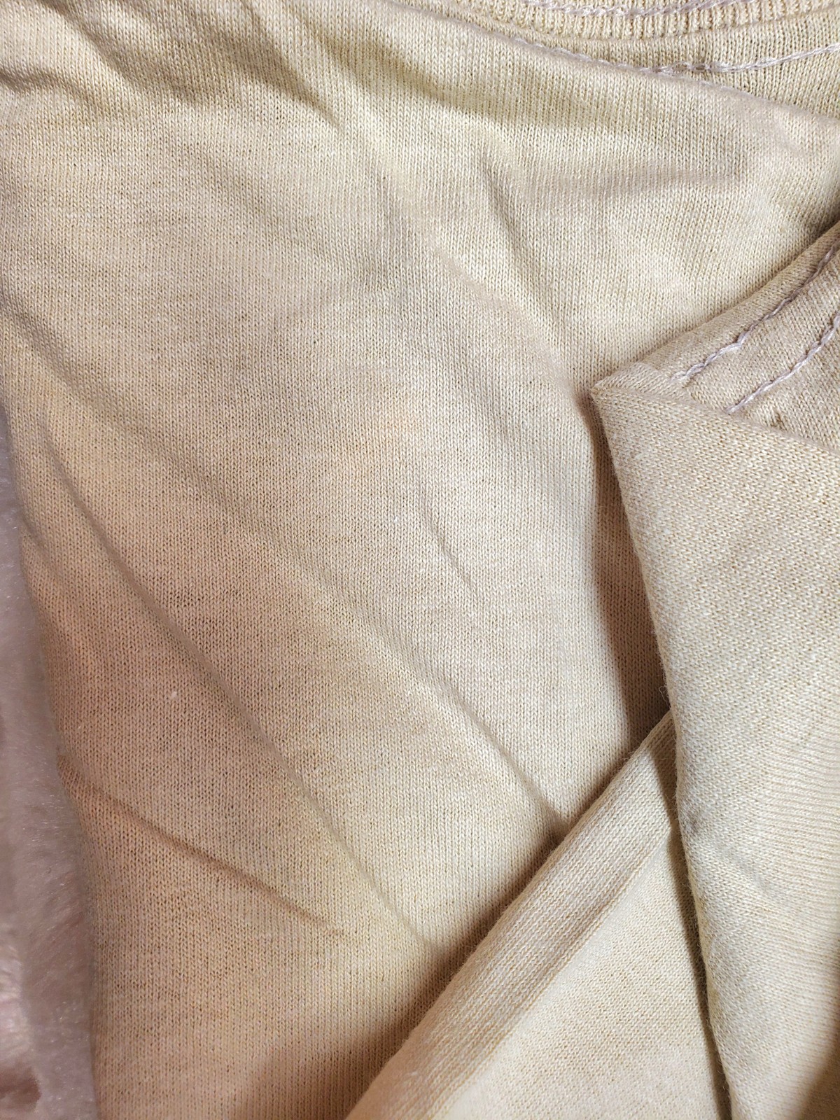 Dreamville The Fade J. Cole Gildan XL Cotton Tan T- Shirt Has Several Spots
